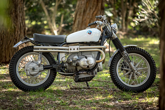 BOXER REBELLION. Matt Hart’s Classic BMW R65 Scrambler