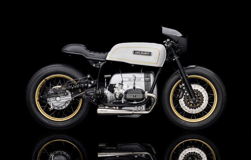 PORSCHE WHITE: BMW R100RS by WalzWerk.