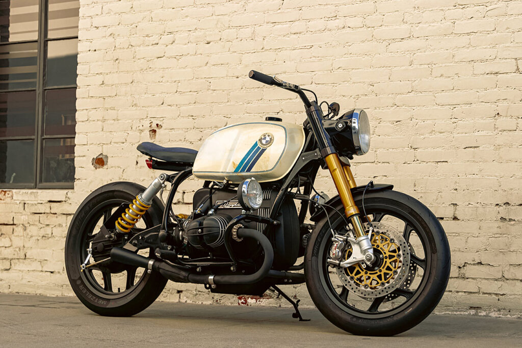 A BMW R80 built for Brad Pitt.