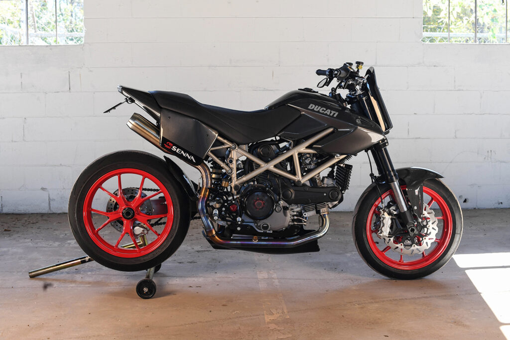 SENNA EDITION: Ducati Hypermotard by Analog Motorcycles.