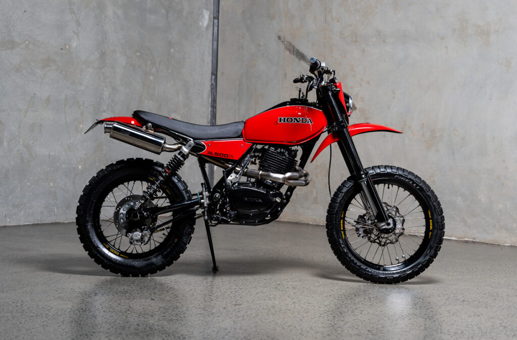The RetroCross: Honda XL500 Scrambler by PBM.