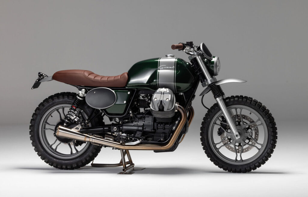 GREEN WITH ENVY: Moto Guzzi V7 by Black Cycles.
