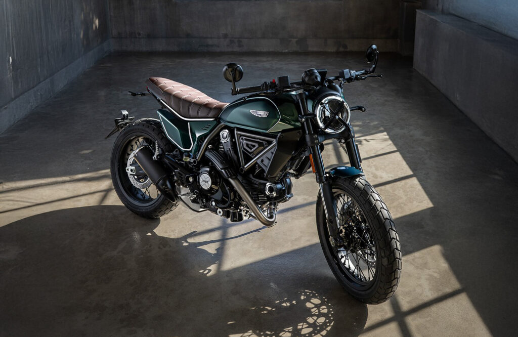 Ducati Scrambler ‘Nightshift’ – Emerald Green livery.
