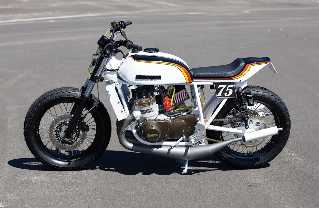 TRIPLE TRACKER: 1975 Suzuki GT750 from Down Under.