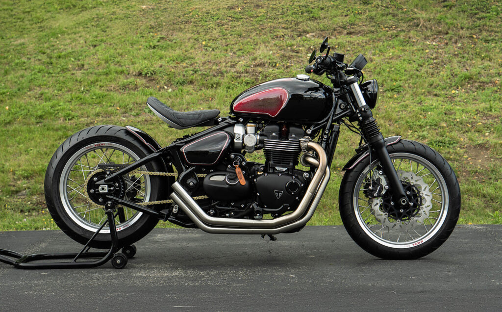 BOB JOB: Triumph Bobber from Brogue Motorcycles.