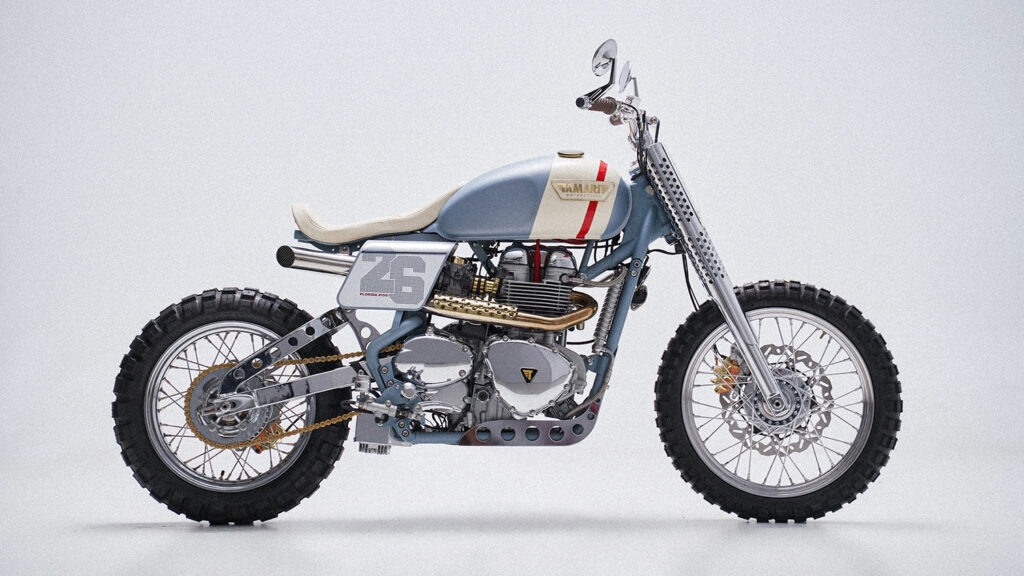 COMING TO AMERICA: Triumph Bonneville ‘Florida’ by Tamarit.