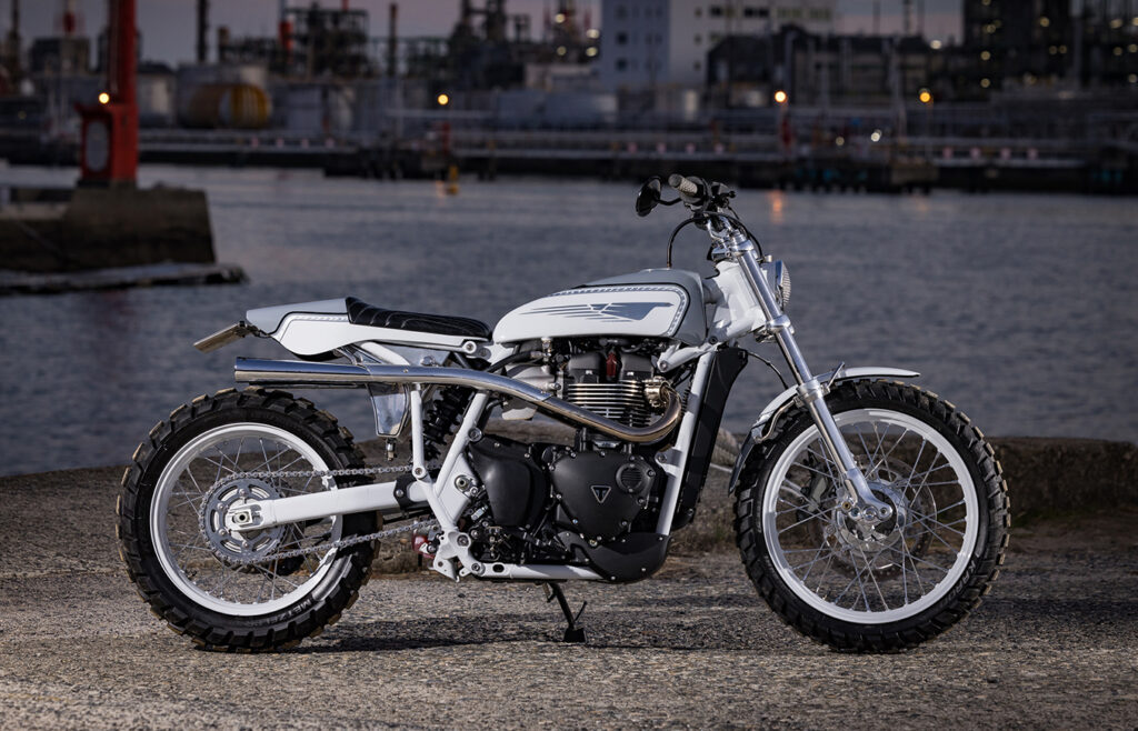 TRAPEE: Triumph Street Scrambler by Heiwa Motorcycles.