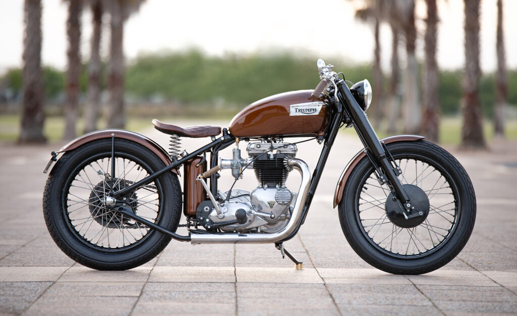 EVELYN: Triumph Tiger TR6R by Defined Motorcycles.